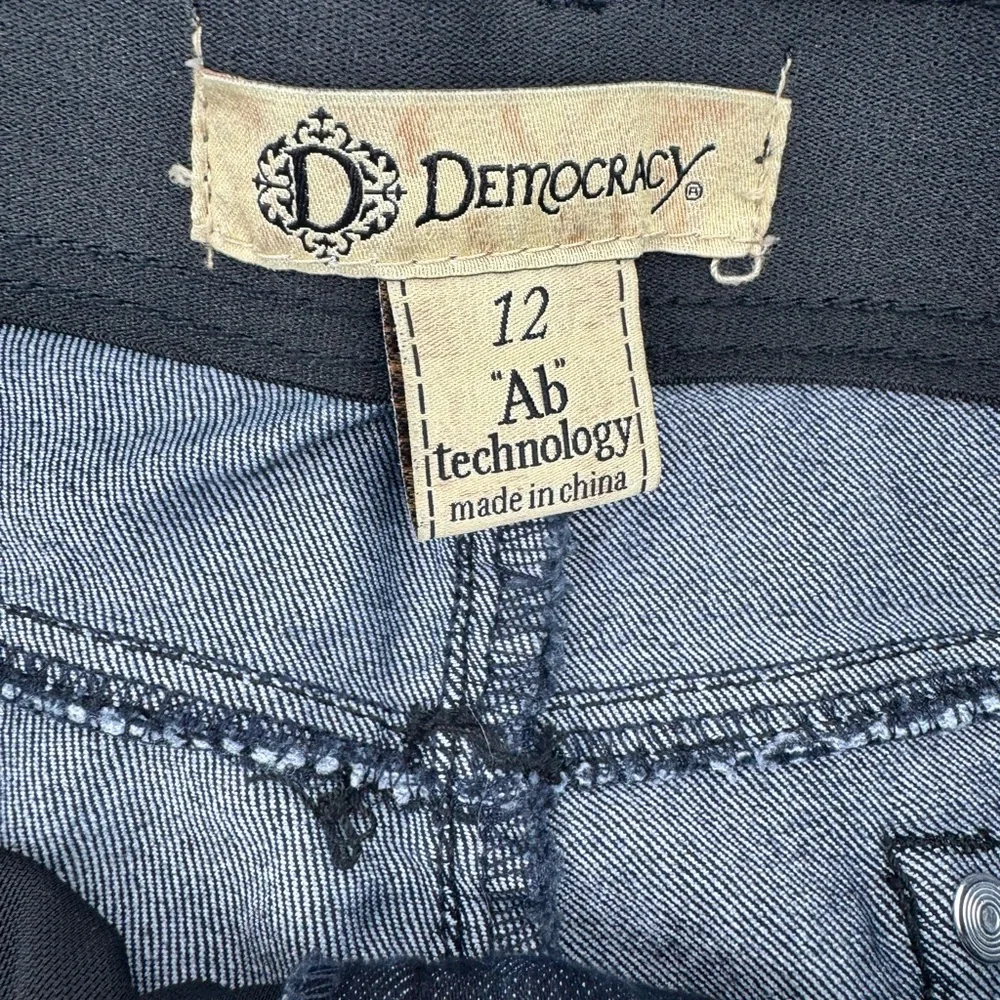 Women’s Democracy Ab technology Dark Blue Skinny Jeans size 12 - Picture 4 of 7